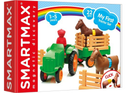 SMARTMAX Magnetická stavebnica Môj prvý traktor 22 dielikov