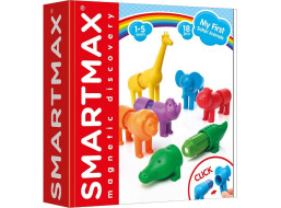 SMARTMAX Magnetická stavebnica Moje prvé safari 18 dielikov