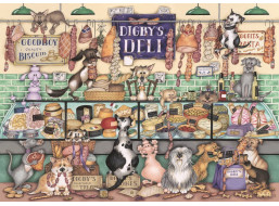 RAVENSBURGER Puzzle Digbyho údeniny a zvieracie veselie 1000 dielikov