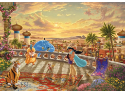 SCHMIDT Puzzle Disney: Jazmína a Aladin 1000 dielikov