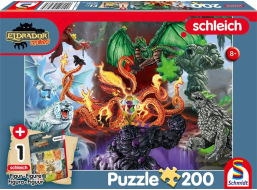 SCHMIDT Puzzle Eldrador: Zlé stvorenia 200 dielikov + figúrka Schleich