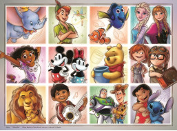 RAVENSBURGER Puzzle Marvel: Disney postavy XXL 100 dielikov