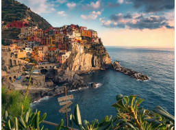 RAVENSBURGER Puzzle Pohľad na Cinque Terre, Taliansko 1500 dielikov