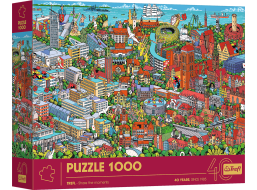 TREFL Puzzle Premium Plus Share the Moments: Trojmesto 1000 dielikov