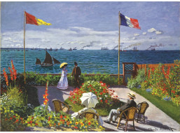 EUROGRAPHICS Puzzle Záhrada v Sainte-Adresse 1000 dielikov