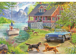 RAVENSBURGER Puzzle Leto pri jazere 200 dielikov