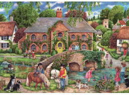 RAVENSBURGER Puzzle Život na dedine 1000 dielikov