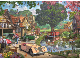 RAVENSBURGER Puzzle Nostalgická scéna 1000 dielikov