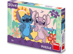 Dino Puzzle Stitch na pláži 100 XL dielikov