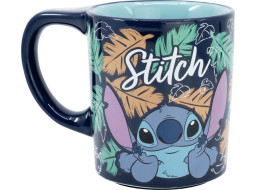 STOR Hrnček keramický s protišmykovým dnom 295 ml Stitch