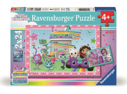 RAVENSBURGER Puzzle Gábinin kúzelný domček 2x24 dielikov