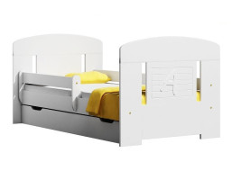 Detská posteľ so zásuvkami SCHOOL 180x90 cm + matrac