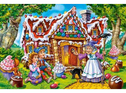 CASTORLAND Puzzle Janko a Marienka MAXI 40 dielikov