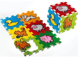 TEDDIES Penové puzzle Moje prvé zvieratká (13,5x13,5)