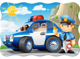 CASTORLAND Puzzle Policajná hliadka MAXI 20 dielikov