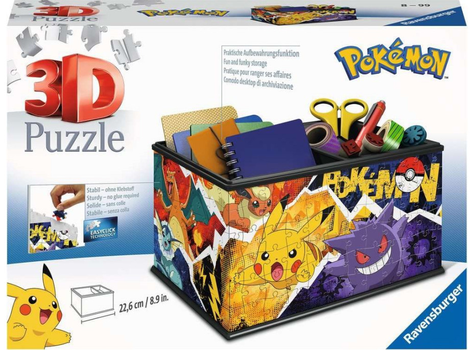 RAVENSBURGER 3D puzzle úložný box: Pokémon 216 dielikov