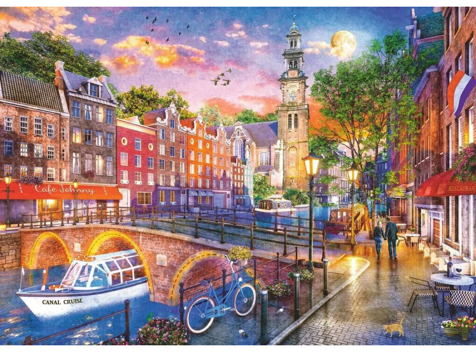 RAVENSBURGER Puzzle Amsterdam 1000 dielikov