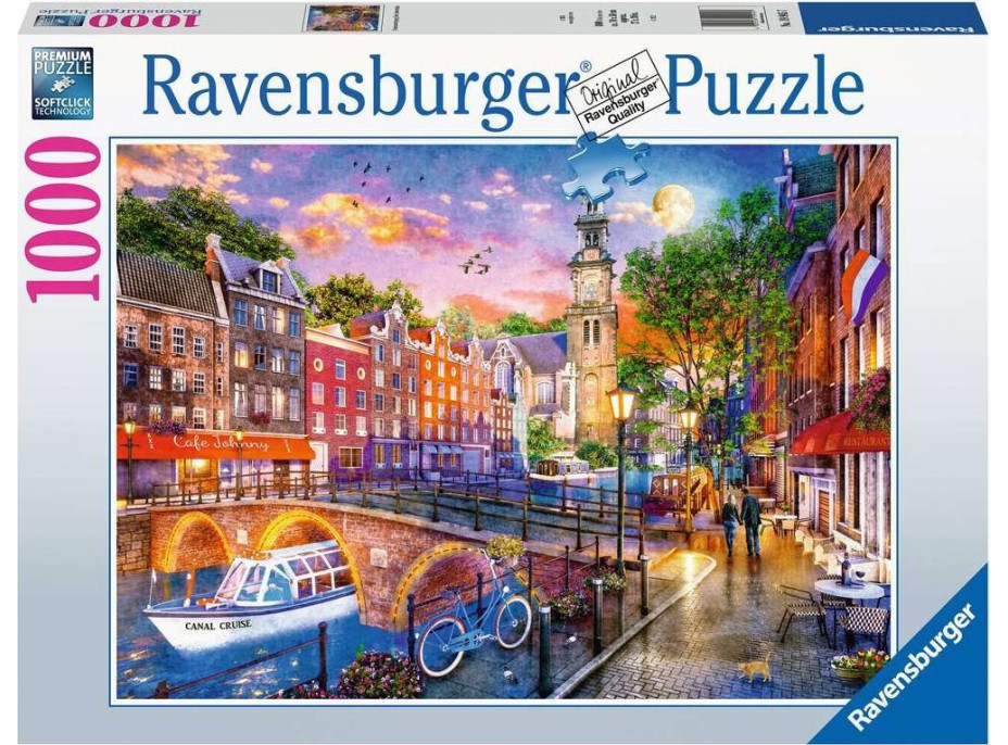 RAVENSBURGER Puzzle Amsterdam 1000 dielikov