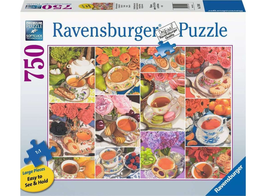 RAVENSBURGER Puzzle Čas na čaj XL 750 dielikov