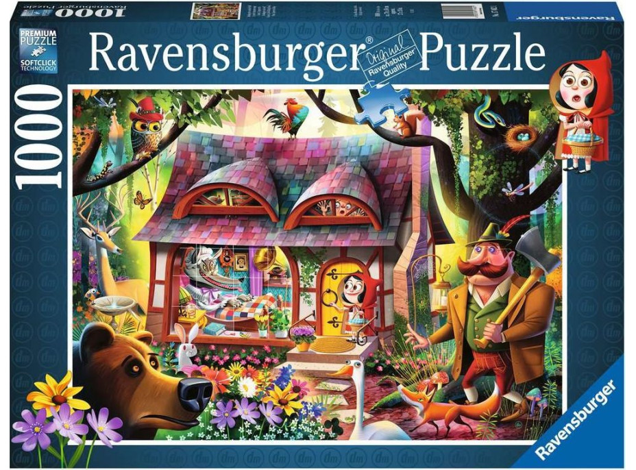 RAVENSBURGER Puzzle Červená Čiapočka 1000 dielikov