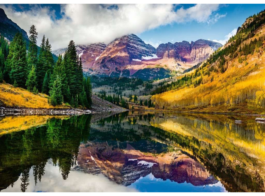 RAVENSBURGER Puzzle Dych vyrážajúce hory: Aspen, Colorado 1000 dielikov