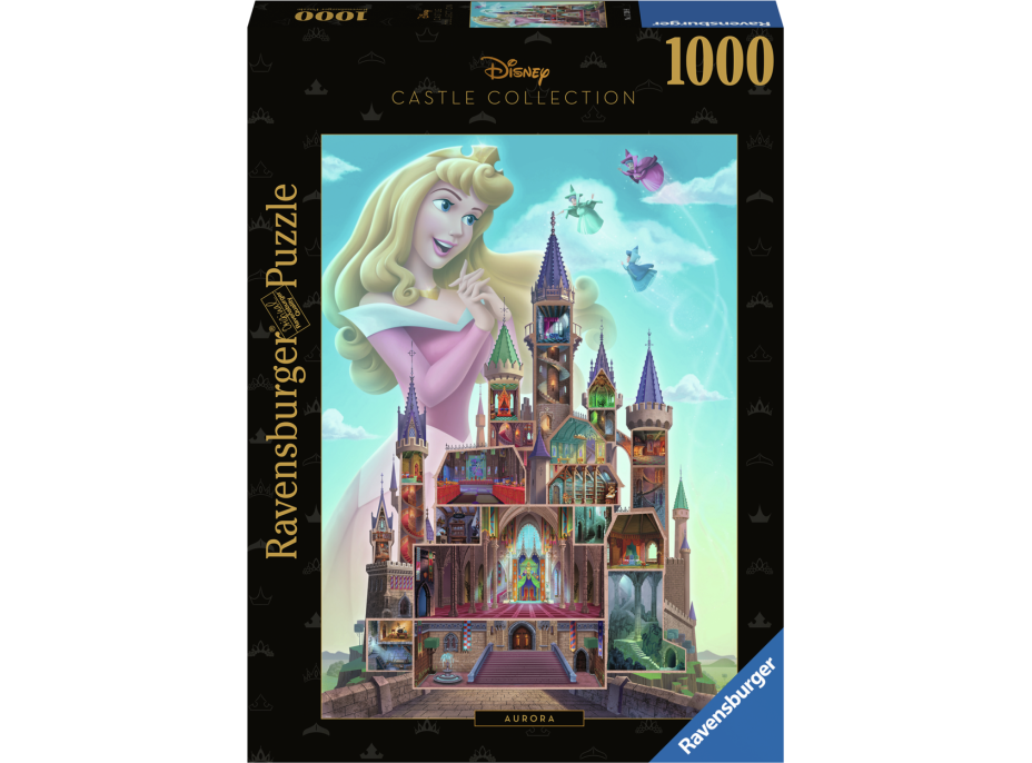RAVENSBURGER Puzzle Disney Castle Collection: Šípková Ruženka 1000 dielikov