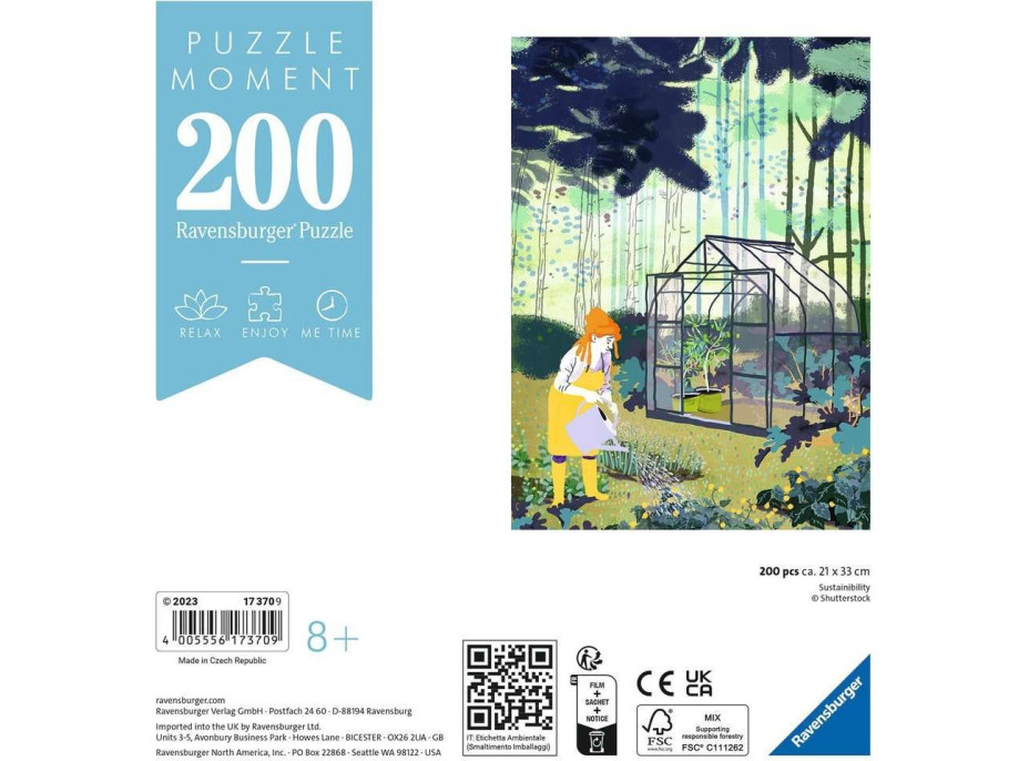 RAVENSBURGER Puzzle Moment: Udržateľnosť 200 dielikov