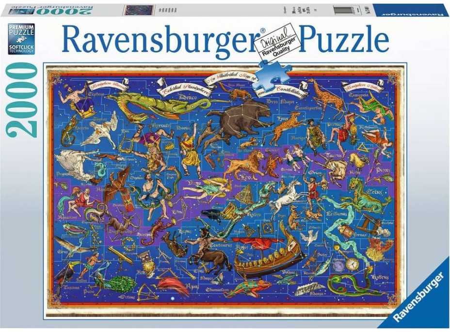 RAVENSBURGER Puzzle Súhvezdie 2000 dielikov