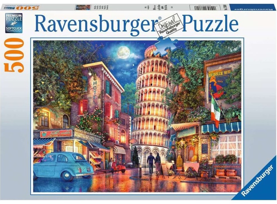 RAVENSBURGER Puzzle Uličky v Pise 500 dielikov