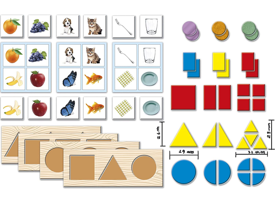 CLEMENTONI Sada Montessori: Prvé objavy