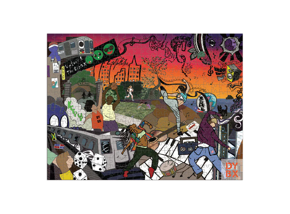 GALISON Obojstranné puzzle Romare Bearden x DreamYard 500 dielikov