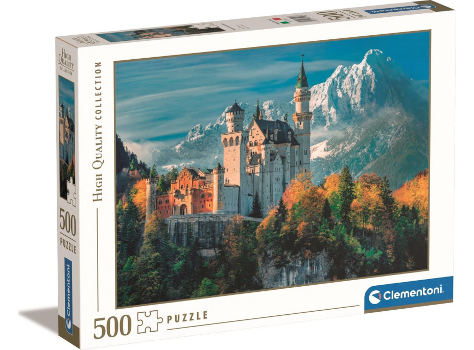 CLEMENTONI Puzzle Hrad Neuschwanstein 500 dielikov