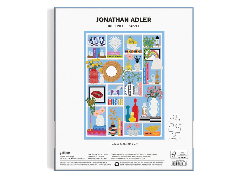 GALISON Puzzle Jonathan Adler - Shelfie 1000 dielikov