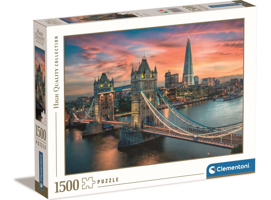 CLEMENTONI Puzzle Londýn za súmraku 1500 dielikov