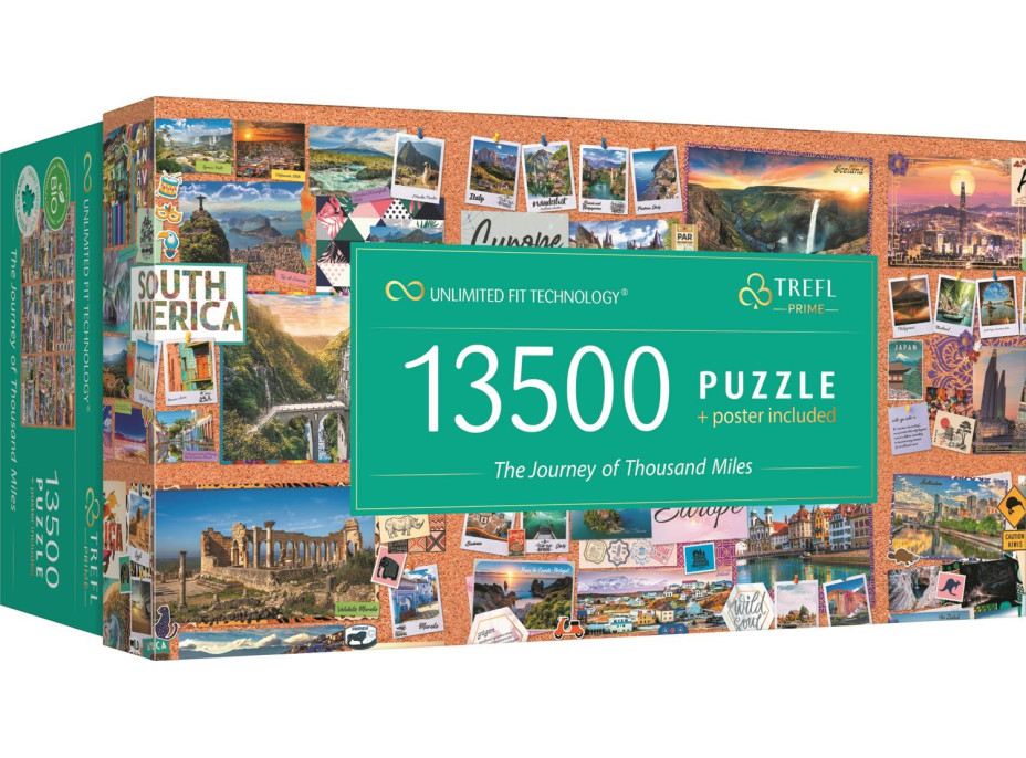 TREFL Puzzle UFT Cesta dlhá tisíc míľ 13500 dielikov