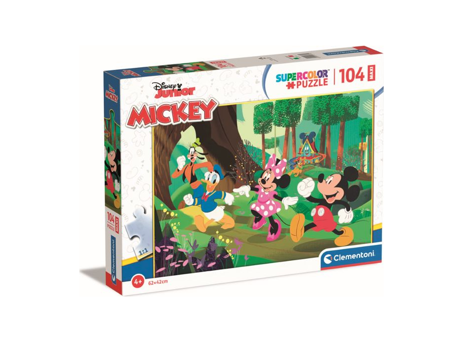 CLEMENTONI Puzzle Mickey a priatelia MAXI 104 dielikov