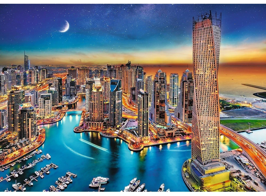 TREFL Puzzle UFT Cityscape: Dubai, Spojené arabské emiráty 500 dielikov