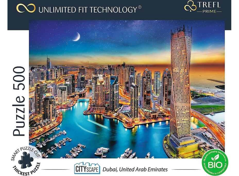 TREFL Puzzle UFT Cityscape: Dubai, Spojené arabské emiráty 500 dielikov