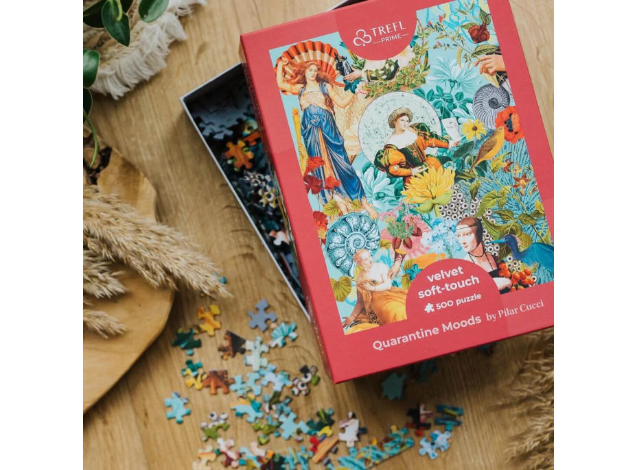 TREFL Puzzle UFT Velvet Soft Touch: Nálady v karanténe 500 dielikov