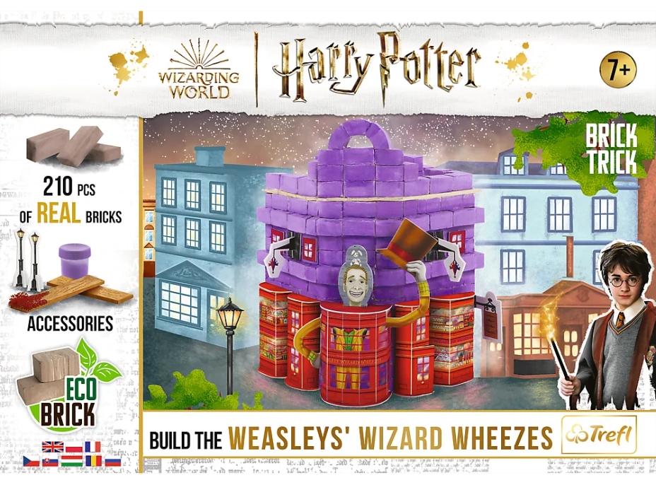 TREFL BRICK TRICK Harry Potter: Weasleyho kúzelnícke žartíky M 210 dielov