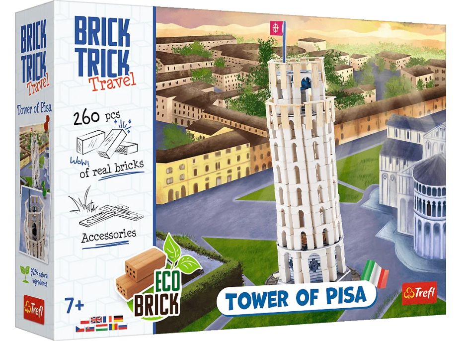 TREFL BRICK TRICK Travel: Šikmá veža v Pise L