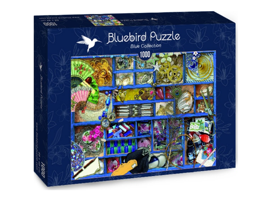 BLUEBIRD Puzzle Modrá kolekcia 1000 dielikov