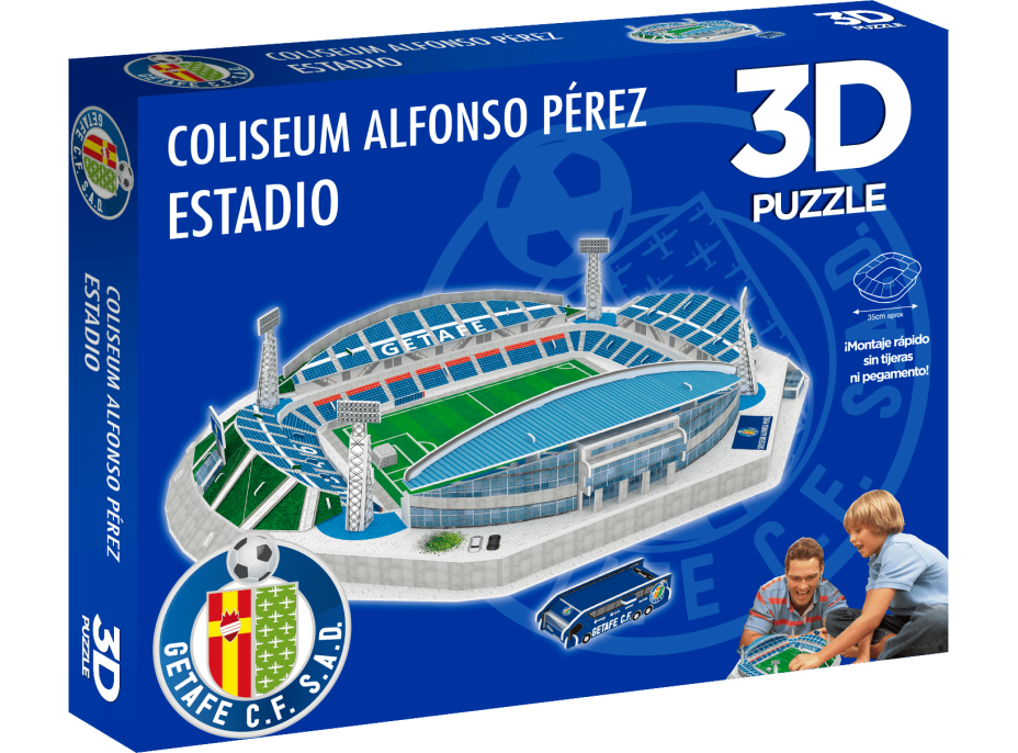 3D PUZZLE STADIUM 3D puzzle Štadión Coliseum Alfonso Pérez - FC Getafe