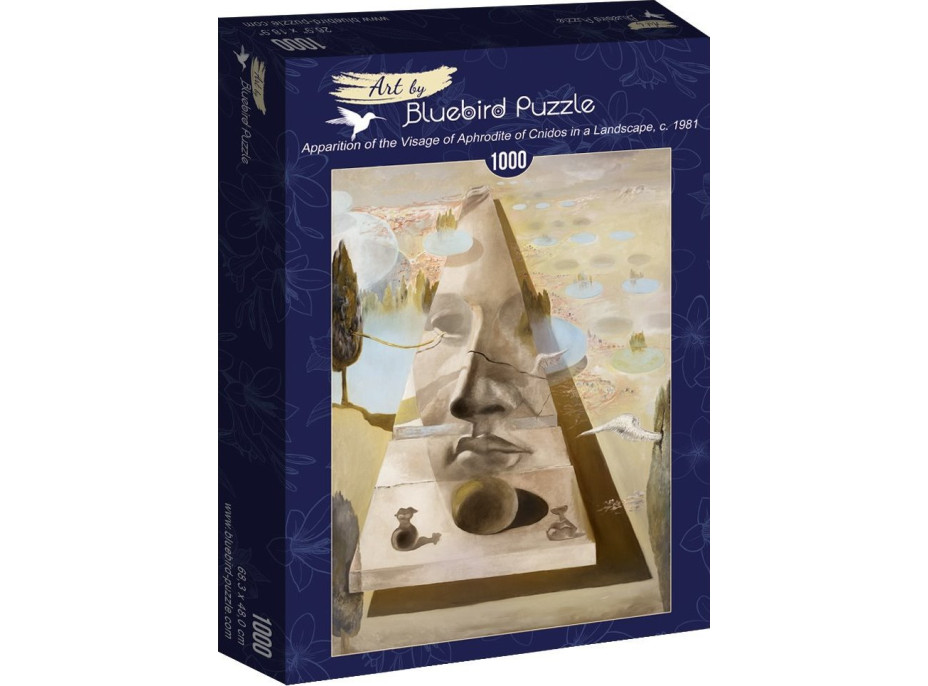 BLUEBIRD Puzzle Afroditi z Cnidosu v krajine 1000 dielikov