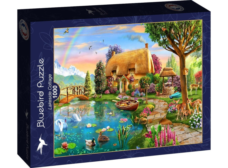 BLUEBIRD Puzzle Chata pri jazere 1000 dielikov