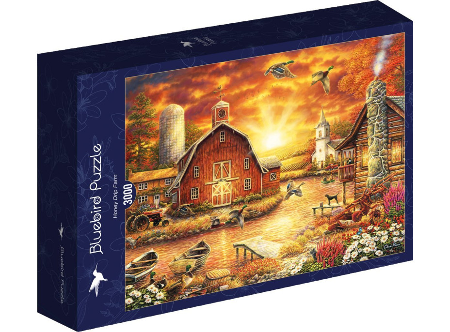 BLUEBIRD Puzzle Farma za úsvitu 3000 dielikov