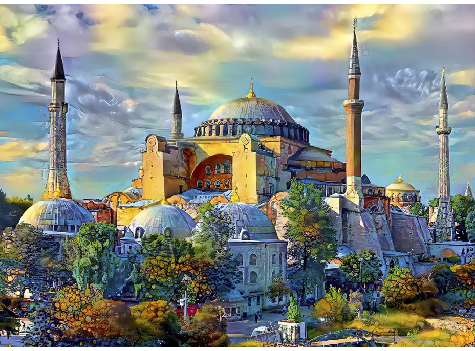 BLUEBIRD Puzzle Hagia Sophia, Istanbul, Turecko 1000 dielikov