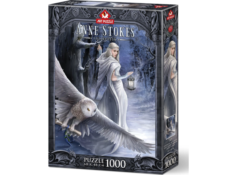 ART PUZZLE Puzzle Kolekcia Anne Stokes: Polnočný posol 1000 dielikov