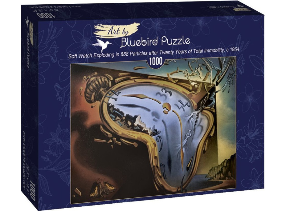 BLUEBIRD Puzzle Mäkké hodinky 1000 dielikov