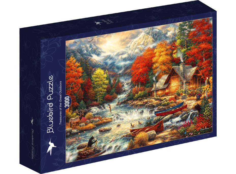 BLUEBIRD Puzzle Poklady divočiny 3000 dielikov